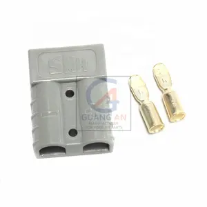 Conector de energia elétrico, 50amp 600v/conector de alimentação de bateria smh50 smh50a