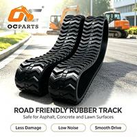 Rantai Karet Presisi Tinggi 450MM x 90MM untuk Mesin Konstruksi, Pertanian, Mini Dumper, dan Loader