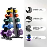Haltères hexagonaux en caoutchouc pour la salle de sport à domicile, logo personnalisé, équipement de musculation, 1 kg, 5 kg, homme, femme, rose