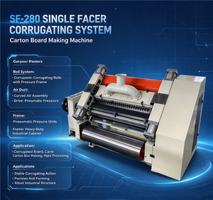 Máquina de Cartón Corrugado de Una Cara con Calefacción Eléctrica de Alta Eficiencia - Product Image 3