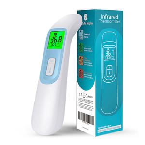 Para Berrcom Termômetro Digital Preciso para Adultos Bebês <span class=keywords><strong>IR</strong></span> Infravermelho Testa Orelha Contato Plástico Tela LCD Display Elétrico - Product Image 1