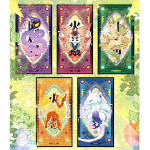 Cartes Pokémon de collection MS Rares de haute qualité 1.0 <span class=keywords><strong>Pikachu</strong></span> Eevee Fan Art Blind Box Cadeau Jouet Jeu de société Booster Scellé - Product Image 6