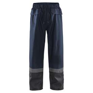 BLAKLADER - 132220038699XXXL Pantalones de lluvia Nivel 2 azul marino oscuro/Negro-EAN 7330509656020 PROTECCIÓN PARA TODOS LOS TIEMPOS - Product Image 1