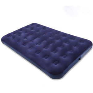 Lit gonflable de <span class=keywords><strong>camping</strong></span>, surface floquée, portable, pliable, imperméable, matelas gonflable de loisirs pour l'extérieur, capacité 150 kg - Product Image 1