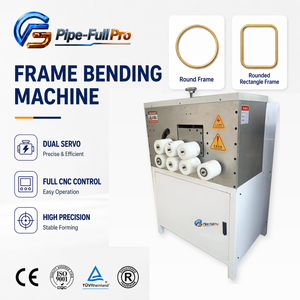 Máquina Automática de Doblado de Marcos CNC con Doble Servo para Perfiles de Aluminio, Redondeo Unidireccional para Marcos de Muebles y Marcos de Exhibición - Product Image 1