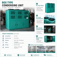 Unidad Condensadora de Compresor Semihermético de 8HP con Refrigerante R-404A para Almacenes de Cadena de Frío y Refrigeración Industrial