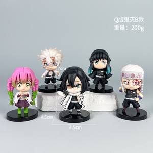 10 Estilos <span class=keywords><strong>Q</strong></span> <span class=keywords><strong>Posket</strong></span> Versión Anime Japonés Kamado Tanjirou Kamado Nezuko Modelo de Juguete de Dibujos Animados Figura de Anime de PVC - Product Image 5