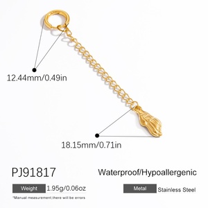 Colgante de Acero Inoxidable de Alta Gama para Mujer, con Hebilla de Bikini, Color Oro 18K, Colgantes y Dijes de Moda, Joyería - Product Image 6