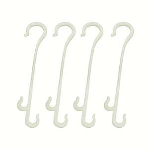 Petits crochets de soutien en forme de J pour les plantes de jardin - Matériel PP Structure stable Montage facile - Product Image 3