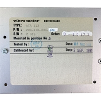 Vibro-Meter ACA 113 204-113-000-10 2-Kanal-Wahlschalter PAC RS485 Industrielle Automatisierung Neu