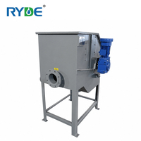 Nettoyeur de tamis rotatif automatique à grande capacité, machine de tamisage à tambour rotatif, moteur SS304/316, 30-160m/h