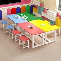 Escritorio Infantil de Acero y Madera con Descuento, Mesa de Estudio Personalizable en Tamaño, Color y Material para Jardín de Niños y Primaria, para Dibujo, Actividades y Entrenamiento