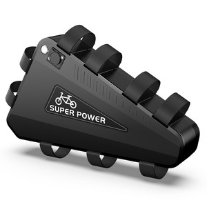 แบตเตอรี่จักรยานไฟฟ้ารูปทรงสามเหลี่ยม ความจุ 48V 30Ah พร้อม GPS ระบบจัดการแบตเตอรี่ 50A ช่องเสียบ XT60 ที่ชาร์จ 4A พอร์ต USB จอแสดงผล สต็อก EU จัดส่งเร็วใน EU - Product Image 1