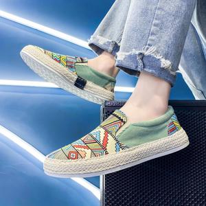 Zapatos de tela para hombre nuevo verano transpirable Casual paso en <span class=keywords><strong>mil</strong></span> capas inferior estilo chino zapatos de tabla de tela - Product Image 6
