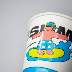 Phân hủy thấp moq <span class=keywords><strong>Hong</strong></span> <span class=keywords><strong>Kong</strong></span> cốc trà sữa đôi tường Giấy Ly Cà Phê Đôi tường Cà Phê Cốc giấy với nắp - Product Image 2