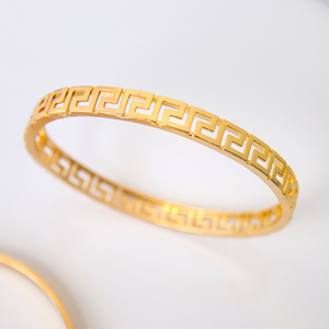 Großhandel Modische Arabische Charm-Armband-Sets mit Große-Mauer-Muster Muslimisches Allah <span class=keywords><strong>Gold</strong></span>-Armband 18k - Product Image 6