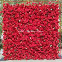 Décoration de mariage : Guirlande florale artificielle en soie rose et blanche pour plafond, table ou mur, idéale pour la Saint-Valentin