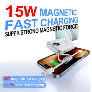 Mini Banco de Energía de 5000 mAh con Cable Integrado, Cargador Portátil para Teléfono, Batería Externa de 5000 mAh 2026, Electrónica de Consumo - Product Image 4