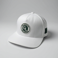 Casquette de golf respirante, légère, perforée, avec fermeture snapback, chapeau de sport, logo personnalisé, OEM ODM, casquette snapback