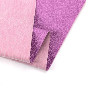 Commercio all'ingrosso di 1.0mm tessuto realizzato in pelle sintetica PVC con pelle di pesce perla venduto direttamente dai produttori - Product Image 5