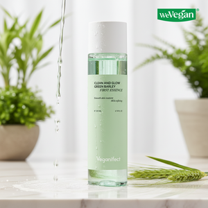 Veganifect Clean & Glow 150mL Esencia facial Alta calidad Cebada verde Primera esencia Apto para veganos - Product Image 3