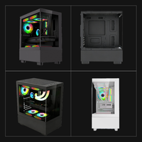Boîtier d'ordinateur de taille moyenne OEM, 7 emplacements PCI, support de ventilateur 140 mm, avec panneau frontal USB 3.0
