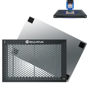 SCULPFUN Honeycomb Arbeitstisch platte mit Mess lineal 2er Pack Laser gravur Cutter Protector Panel Mate