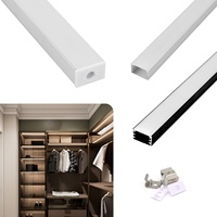 Profilé en aluminium LED Fashion 041 pour armoire, 14*9mm, extrusion en aluminium LED montée sur meuble