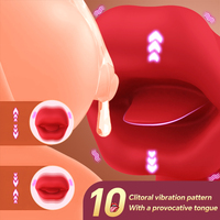 Neu Entwickelter Mini G-Punkt-Stimulator für Frauen, Schmetterlings-Vibrator mit 10 Geschwindigkeiten, Wasserdicht, USB-Aufladbar, Rosen-Sexspielzeug