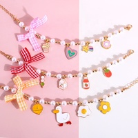 Collier de perles élégant et raffiné pour animaux de compagnie, collier de princesse pour chien, ornement pour chat, accessoires pour vêtements et accessoires pour animaux de compagnie