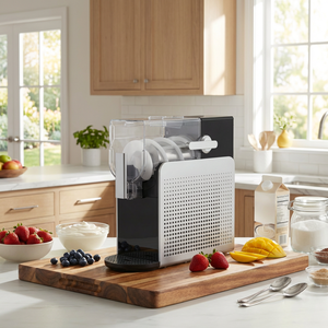 Machine à glace électrique commerciale compacte 200W en plastique, nettoyage facile et automatique, sans précongélation, pour boissons froides - Product Image 4