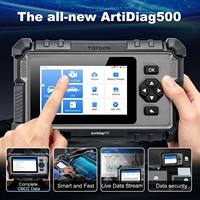 TOPDON ArtiDiag500 con AutoVIN, Transmisión de Datos en Tiempo Real, 6 Funciones de Reinicio (Aceite, TPMS, EPB, SAS, BMS, Aceleración) para 4 Sistemas