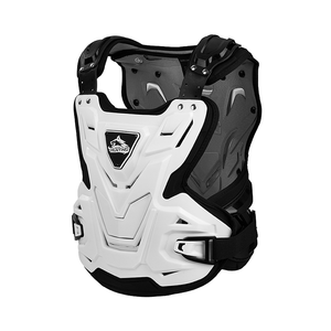 Gilet de cyclisme blanc en PP pour adulte, <span class=keywords><strong>protection</strong></span> de la poitrine pour le sport, avec sangle de poignet réglable pour les kits de cyclisme - Product Image 1