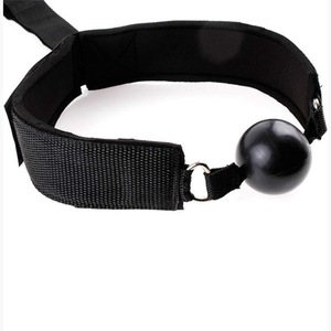 Kit SM de retenue de Bondage sexuel adulte, boule de bouche Gag avec menottes <span class=keywords><strong>en</strong></span> cuir, offre spéciale - Product Image 4