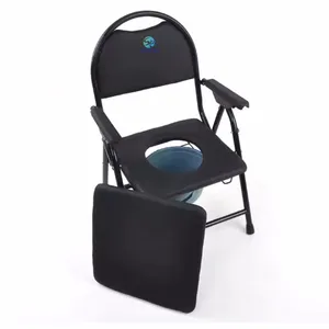 STC31 kursi toilet kursi Toilet hitam murah bingkai mantel bubuk dengan dudukan