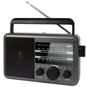 सस्ता am fm डिजिटल रेडियो स्टीरियो पोर्टेबल ट्रांजिस्टर एनालॉग रेडियो स्टीरियो पोर्टेबल ट्रांजिस्टर 3.5 मिमी इयरफ़ोन जैक के साथ