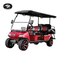 Voiture de tourisme électrique HDK EVOLUTION à batterie au lithium Lifepo4 pour 6 personnes, chariot utilitaire pas cher, voiturette de golf