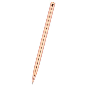 Ultra Thin Rotatable Twist Metal Ballpoint <b>Pen</b> Rose <b>Gold</b> Silver <b>Gold</b> Metallic <b>Pen</b> Custom Laser Logo Corporate Souvenir Gift - Product Image 3