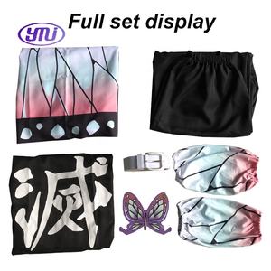 Disfraz <span class=keywords><strong>de</strong></span> Kochou <span class=keywords><strong>Shinobu</strong></span> Anime Kimetsu No Yaiba con Peluca y Pendientes Uniforme Kimono Set <span class=keywords><strong>de</strong></span> <span class=keywords><strong>Ropa</strong></span> Trajes <span class=keywords><strong>de</strong></span> Cosplay Demon Slayer - Product Image 4