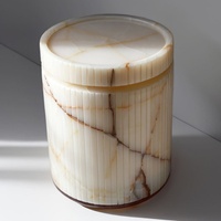Décoration d'intérieur moderne sur mesure, piédestal en marbre naturel carré, table d'appoint en marbre
