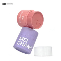 Pot de baume torsadé 50g en PP, emballage solide hermétique pour baume nettoyant, parfum solide, cire capillaire avec logo personnalisé