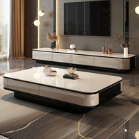 Moderno y Lujoso Soporte de TV de Vidrio Templado con Panel de Almacenamiento, Ecológico y Duradero, Mueble de Salón para Montar en la Pared