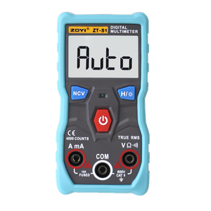 Multimètre numérique True RMS 4000 avec rétroéclairage, fonction de maintien des données et lampe torche ZT-S1 - Product Image 1