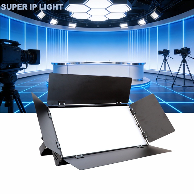 Premium LED Studio Panel Light 200W CRI95 3200-5600K DMX RDM Fanless Dimmable Light for Photography Broadcast Video Shooting