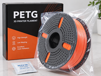 Filament PETG haute résistance translucide rose 1,75 mm 1 kg Yiqiu3D pour imprimante 3D, idéal pour les pièces fonctionnelles sur Bambu Lab Creality