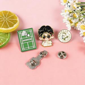 Wholesale No Minimum Metal Pins Supplier Glitter Brooch Anime Hard Enamel Pin Soft Lapel Badge Manufacturer Custom Enamel Pin