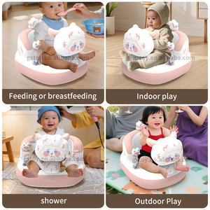 Siège gonflable <span class=keywords><strong>pour</strong></span> bébé, siège de sol <span class=keywords><strong>pour</strong></span> nourrissons, siège de sol <span class=keywords><strong>pour</strong></span> apprendre à s'asseoir, mouton mignon, <span class=keywords><strong>pour</strong></span> les bébés de 3 à 36 mois - Product Image 2
