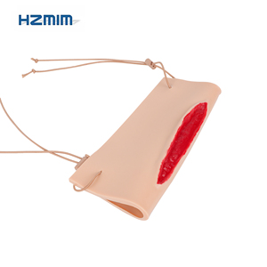 Módulo de trauma de silicona para entrenamiento de Ciencias Médicas, modelo de herida de puñalada con almohadilla de sutura para entrenamiento médico y escolar - Product Image 3