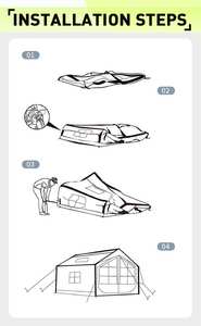 High Quality Portable Oxford Inflatable Camping <b>Tent</b>-Four Seasons Use Double Layer Waterproof Large Space Factory Price - Product Image 5