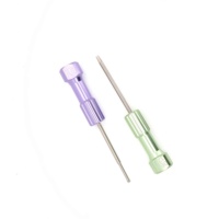 Kit Obeng Implan Gigi Manual Alat Laboratorium Bahan Logam untuk Obeng Abutment Gigi Bersertifikat CE Garansi 1 Tahun